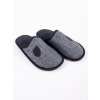 Pánske papuče OKL-0107F-3400 Black with grey - Yoclub 40-41 černá s šedou