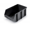 PlasticFuture Plastový úložný box Click Box černý 22,5 cm