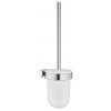 GROHE Essentials Cube 40513001 Súprava na čistenie toalety, sklo/chróm GRO 40513001