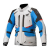 bunda ANDES DRYSTAR HONDA kolekce, TECH-AIR 5 kompatibilní, ALPINESTARS (světle šedá/černá/modrá/červená, vel. 2XL)