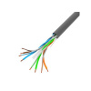 LANBERG LAN KABEL CAT.6 UTP 305M PEVNÝ CU ŠEDÝ CPR + FLUKE PASSED LCU6-11CU-0305-S