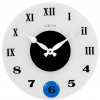 Designové nástěnné kyvadlové hodiny 8635 Nextime Milano Color 35cm