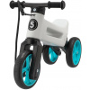 Odrážadlo Teddies Odrážadlo FUNNY WHEELS Rider SuperSport biele/tyrkys 2v1+popruh (8595557514497)