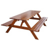 Rojaplast PIKNIK zahradní set dřevěný - 200 cm - lakovaný 245/20