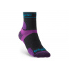 Bridgedale Trail Run UL T2 MS 3/4 Crew charcoal/purple L (7-8.5 UK)