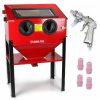 Pieskovačka - Kabína kabína s pieskovadlom 220 l (Pištoľ Cabbind Sandblaster)