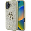 Guess Glitter Fixed Big 4G kryt na iPhone 16 Plus (GUHCP16MHG4SGD) - zlatý KF2339896