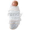 Zavinovačka pre novorodenca The Miracle Blanket™ Red Castle biela 0-3 mesiace - zázračná 043051