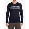 Funkčné tričko Icebreaker Merino 200 Oasis LS Crewe Elevation Line - midnight navy