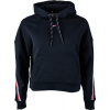 Tommy Hilfiger RELAXED TAPE HOODIE LS tmavo modrá Dámska mikina S