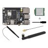 Waveshare Luckfox Pico Pi A Linux Micro Development Board s wireless a SIM7600G-H-M.2 4G modulom typ B