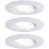 Paulmann Calla LED vstavané kúpeľňové svetlo sada 3 ks 19.5 W IP65 biela (matná); 99931