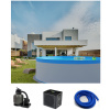 CF Bazénový set s bazénom WHITE/Blue 350 x 90 cm s ohřevem 3289