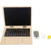 Holz-Laptop mit Magnet-Tafel