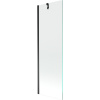 Mexen Next vanová zástena 1-krídlová 60 x 150 cm, transparentná, čierna - 895-060-000-00-00-70