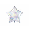 Party Fóliový balón hviezda dúhový, 48 cm – iridescentná dekorácia