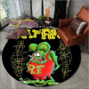 60cm Koberec Rat Fink Retro okrúhly a v salo dekore (60cm Koberec Rat Fink Retro okrúhly a v salo dekore)
