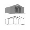 MONTOVANÁ MOBILNÁ HALA PVC, 4X6X4M CELOROČNÁ WINTER+,