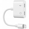 Adaptér Co2 Lightning - 2 x Lightning biely