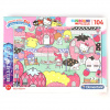 Hello Kitty záhradné párty 104 dielne puzzle - Clementoni