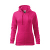 Mikina dámska MALFINI® Trendy Zipper 411 purpurová veľ. XL