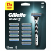 Gillette Mach3 Holiaci strojček pre mužov - 12 Čepele