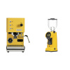 Profitec GO, yellow + Eureka Helios 75, yellow