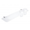 Nimco BORMO IXI polička chróm/matné sklo BRX350-58DW-26