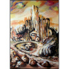 Absurdland 1 - Ľudo Ševčík, originálny, ručne maľovany obraz L (do veľkosti 95x95cm) Viac farieb