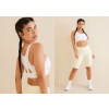 Nike l Ecru športová podprsenka (Nike Classic Sports Top l)