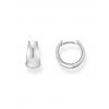 Thomas Sabo CR740-001-21 Bold - Silver Trapeze Hoop Earrings 12 mm