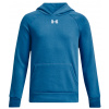 Mikina s kapucňou Under Armour UA Rival Fleece Hoodie 1379792-466 Veľkosť YXS