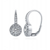 JVD Dámské klasické stříbrné náušnice se zirkony SVLE0613XH2BI00