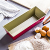 Forma na pečenie chleba kovová SNB BAKE FAKTUROVANÁ ČERVENÁ 30 x 11 cm