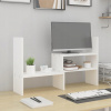 Podstavec na monitor, biely (39-72) x 17 x 43 cm, dre