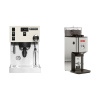 Rancilio Silvia PRO X, bílá + Lelit William PL72-P