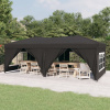 zahrada-XL Skladací párty stan s bočnými stenami antracitový 3x6 m 93544