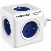 Cubenest Powercube Original, 5× zásuvka, bílá/modrá, dětská pojistka, uzemnění, max. 16A/250V~3680W/50-60Hz PC120BL