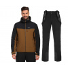 Pánský lyžařský komplet Flip BRN 3XL + Rhea BLK 3XL