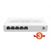 Tenda SM105 - 5x Multi-Gigabit 2.5G Ethernet Switch, 100/1000/2500 Mb/s, 25Gb/s, fanless (75012015)