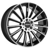 Alu disk CARMANI 17 Fritz 9x21, 5x112, 66.6, ET30 black polish