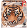 Puzzle Tiger face shape Educa 375 dielov a Fix lepidlo od 11 rokov