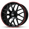 Alu disk MAM GT1 MBLR 8x18 5x112 ET30 čierny matný červený