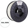 C-TECH tisková struna PREMIUM LINE ( filament ) , PLA, dopravní bílá, RAL9016, 1,75mm, 1kg 3DF-P-PLA1.75-9016