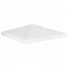 2-úrovňové zastrešenie altánku, 310 g/m² 3x3 m, biele