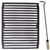 Liatinový rošt do krbu, pece, grilu, 41,5x33,5 PL poker (Liatinový rošt do krbu, pece, grilu, 41,5x33,5 PL poker)