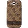 Guess puzdro plastové Samsung I9300 Galaxy S3 GUS34GBR hnedé so