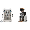 ECM Mechanika Slim PID + Eureka Mignon Single Dose PRO, Chrome & Oak