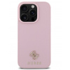 Guess PU Grained 4G Small Metal Logo MagSafe Zadný Kryt pre iPhone 16 Pro Ružová 14542755