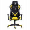 Herné kreslo pre hráča Marvo CH-133, čierne, s opierkou hlavy a